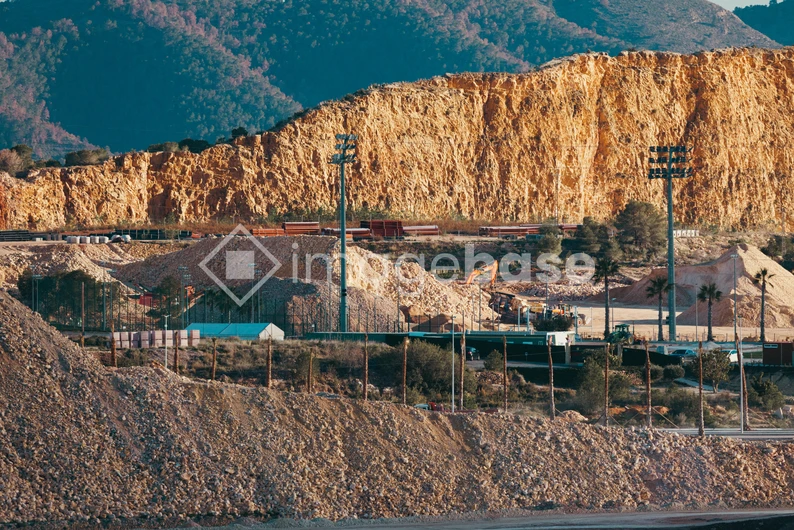 Mountain Quarry Scene