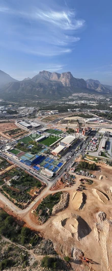 Aerial View of Mountain Landscape