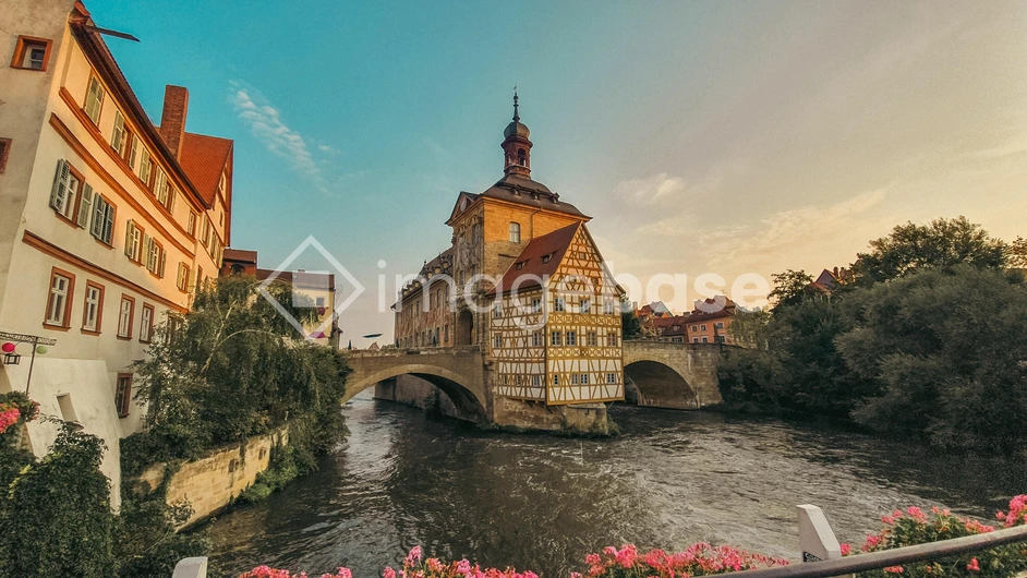 Historic Bridge and Building