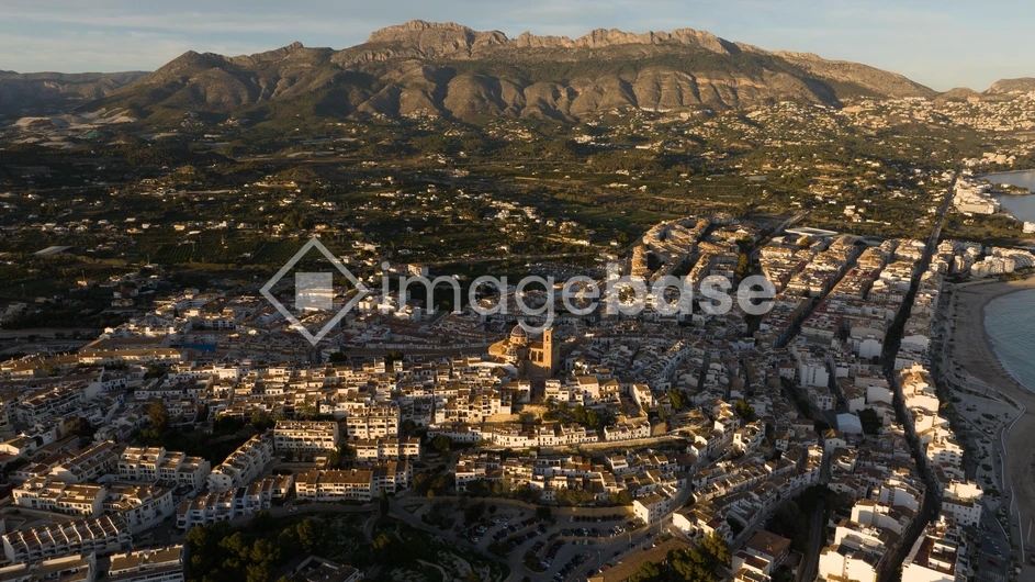 Mountainous Coastal Town