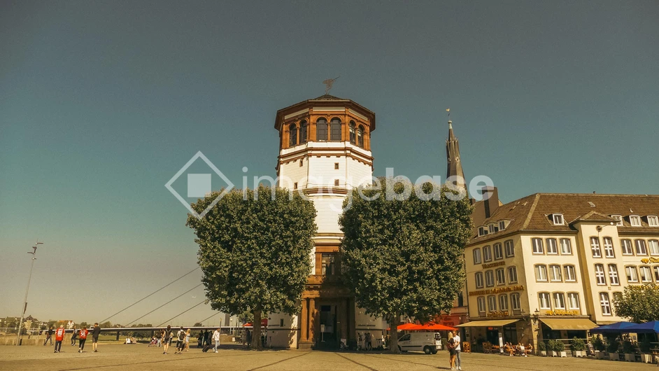 Historic Tower in Urban Setting
