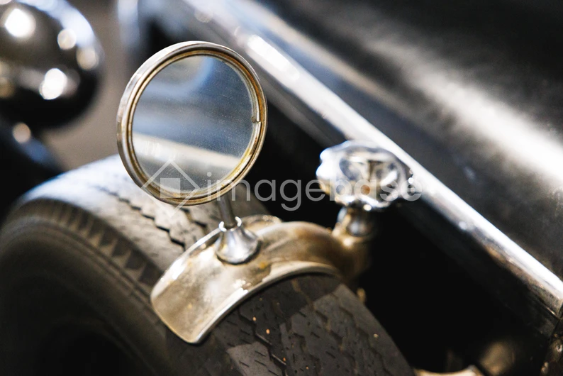 Vintage Car Mirror