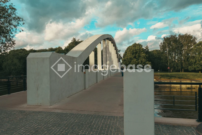 Scenic Urban Bridge