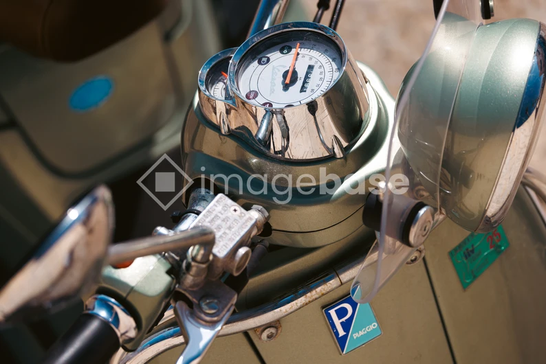 Vintage Scooter Dashboard