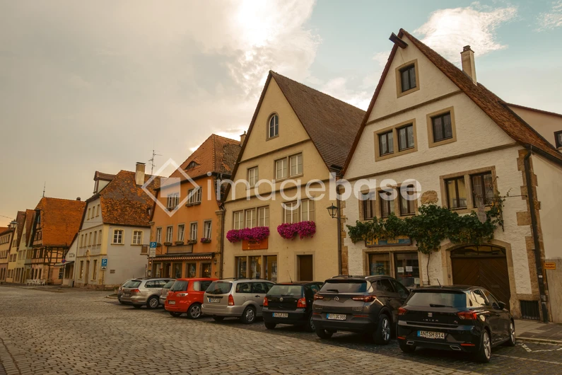 Charming European Street Scene