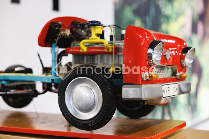 Vintage Car Model Display