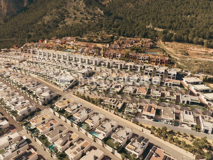 Aerial View of Residential Area