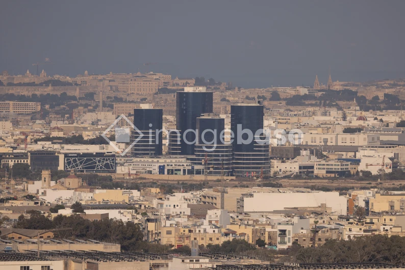 Cityscape with Modern Buildings