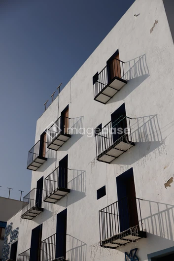 Modern Balconies in Sunlight