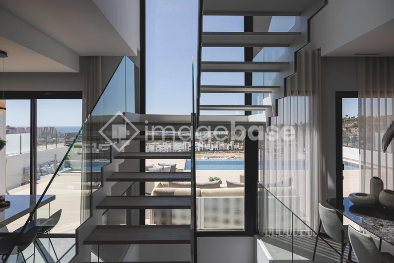 Modern Interior with Sea View