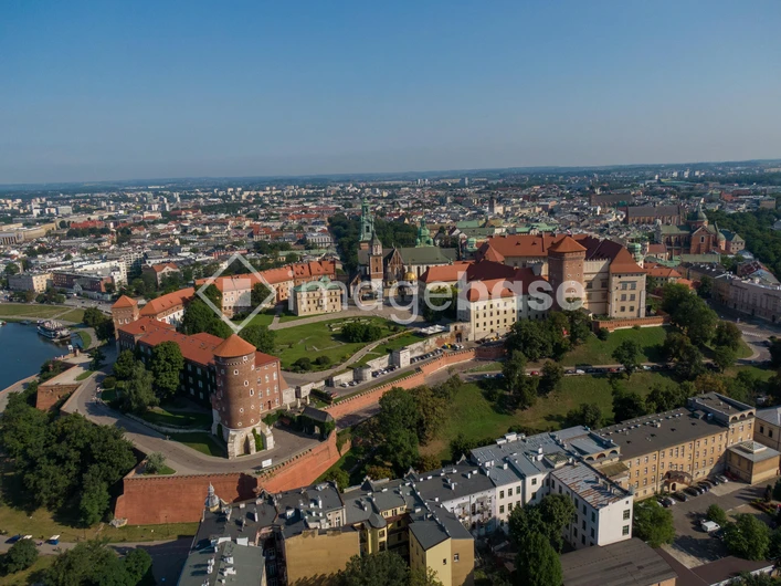 Aerial View of Historic City