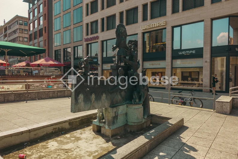 Urban Fountain Sculpture