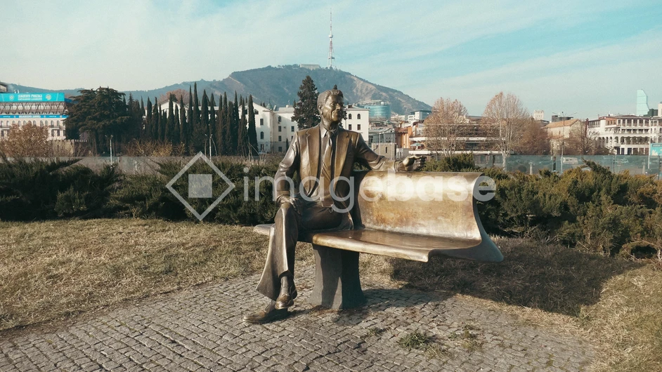 Statue in Urban Park
