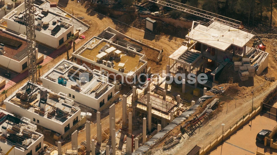Construction Site Aerial View