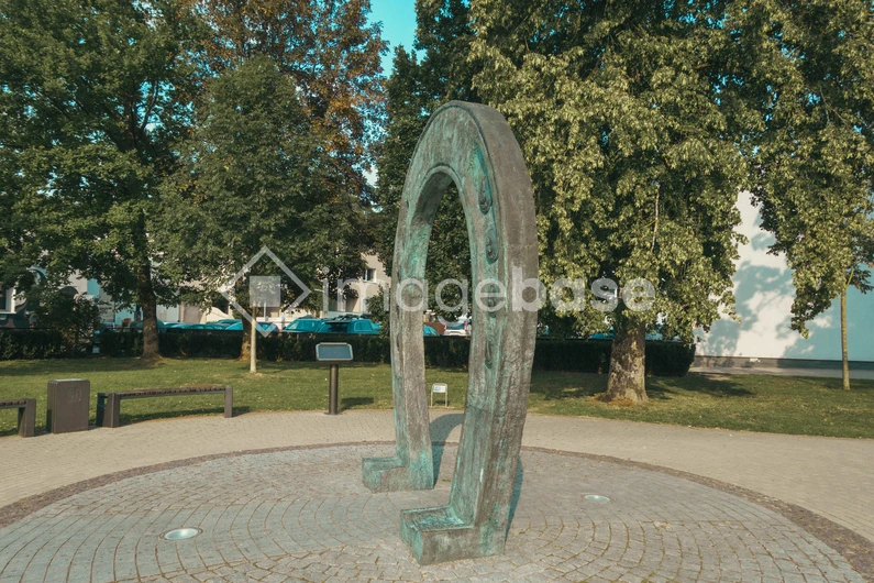 Urban Sculpture in Park Setting