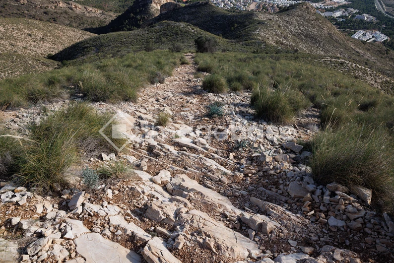 Rocky Trail through Hills