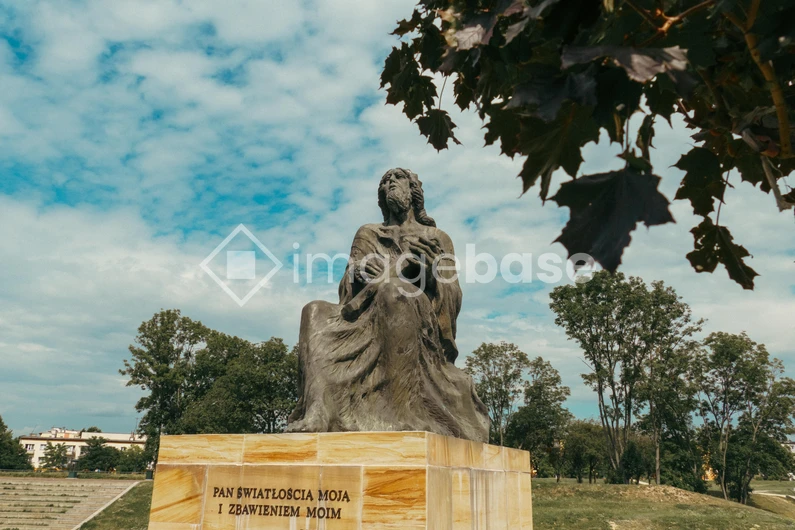 Statue in Park Setting
