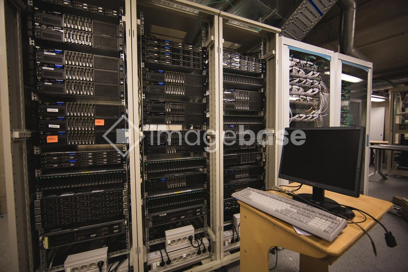 Server Room with Equipment