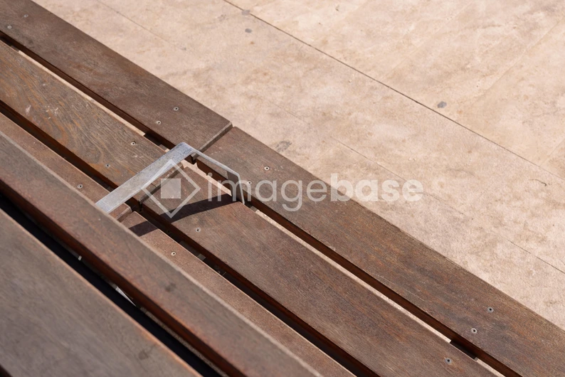 Wooden Bench Perspective