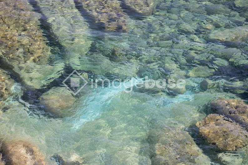 Clear Water Over Rocks