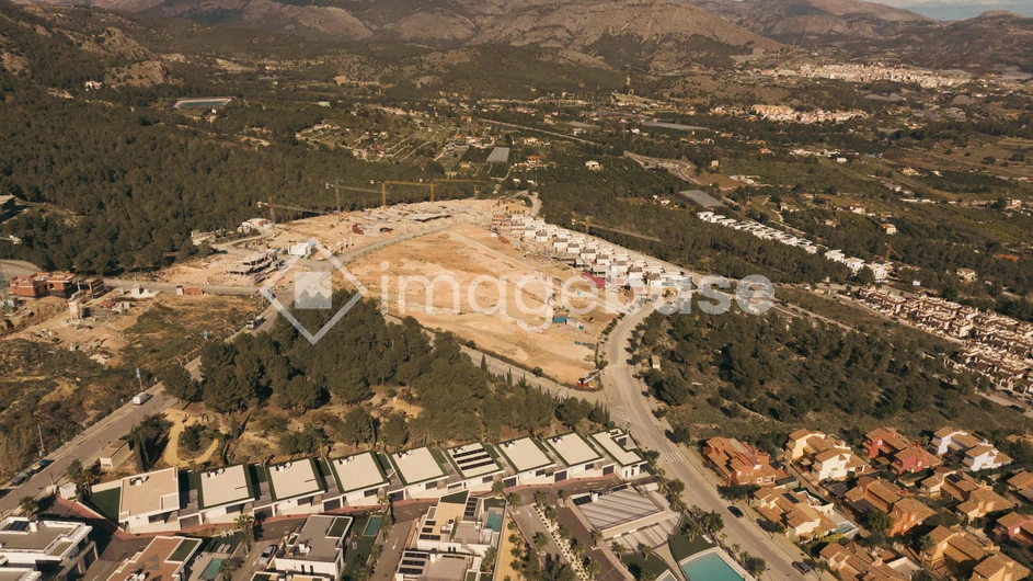 Scenic Aerial Landscape