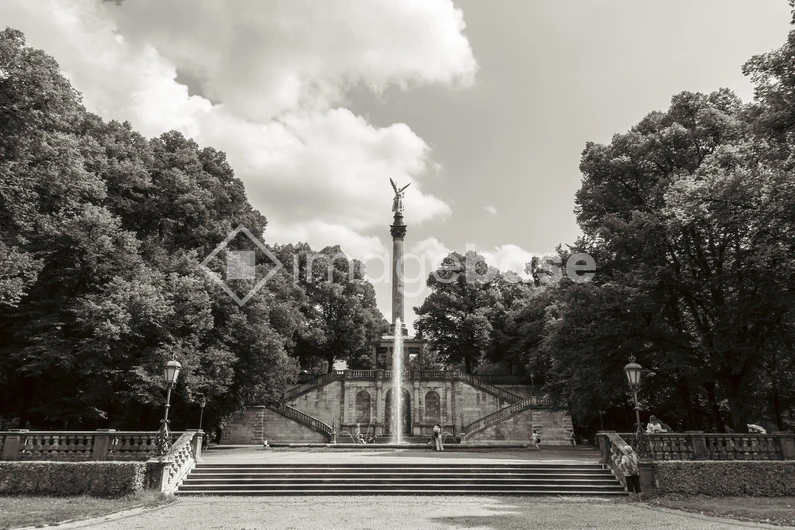 Historic Monument Amidst Trees