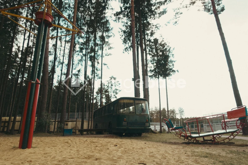 Abandoned Playground Scene