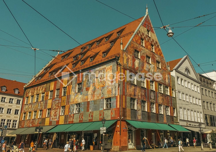 Colorful Architectural Facade