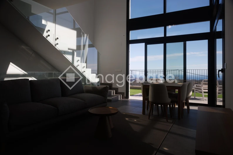 Modern Interior with Scenic View