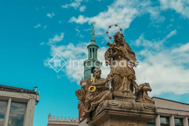 Historic Sculpture Against Sky