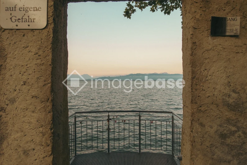 Lakeside View at Sunset