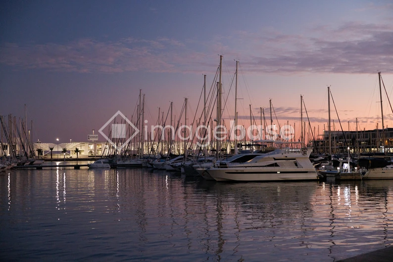 Serene Marina at Dusk