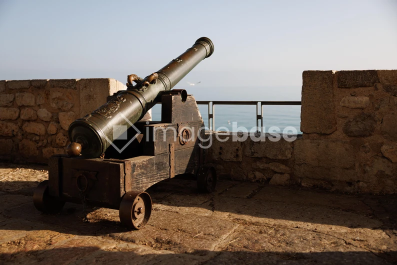 Historic Cannon Overlooking the Sea