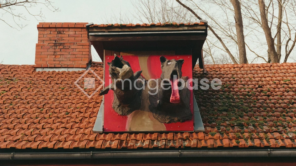 Quirky Rooftop Art