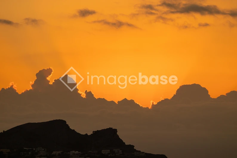 Dramatic Sunset Silhouette