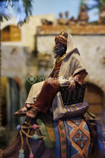 Cultural Figurine on Camel