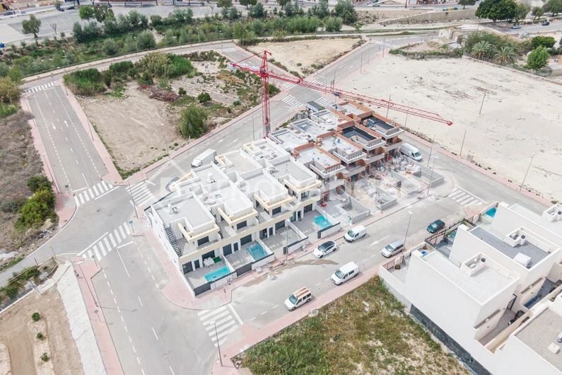 Construction Site Aerial View