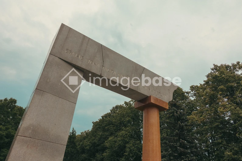 Modern Archway in Park
