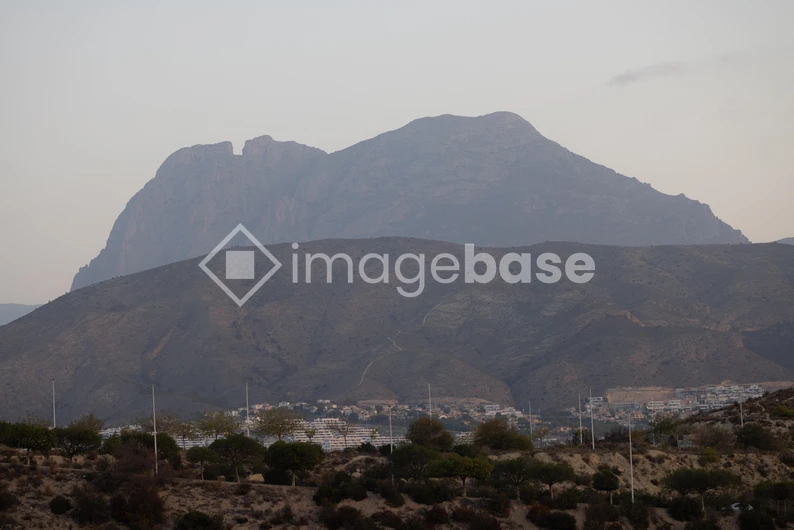 Mountain Landscape at Dusk