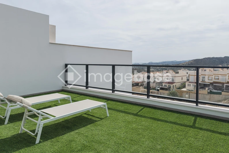 Sunny Rooftop Terrace