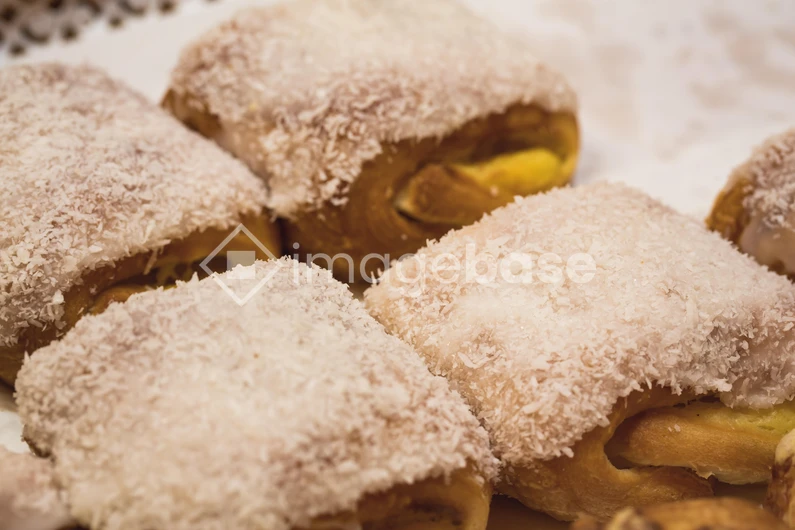 Coconut Covered Pastries