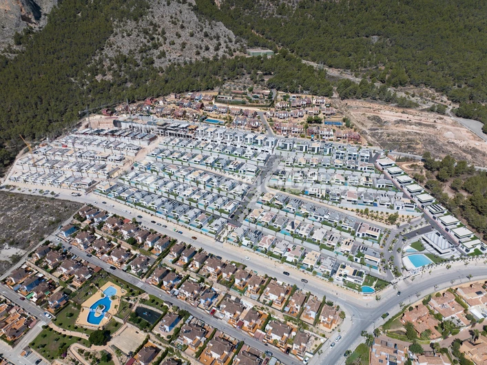 Aerial View of Residential Development