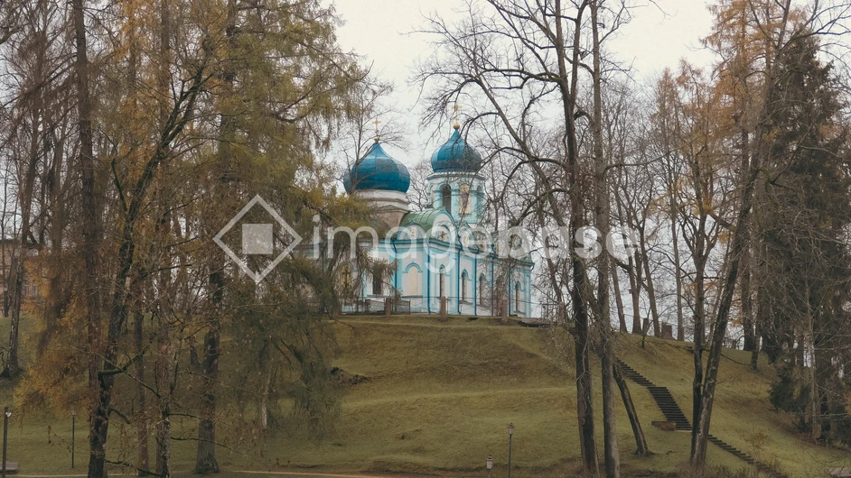 Serene Church Amid Trees
