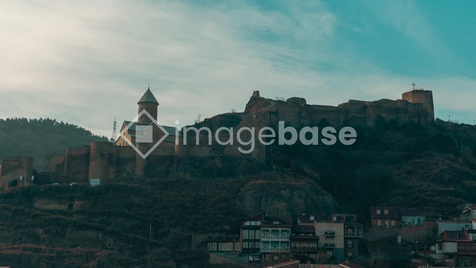 Ancient Fortress at Dawn