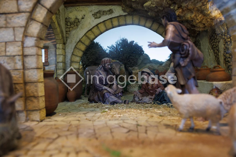 Nativity Scene in Diorama