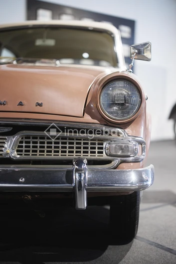 Vintage Car Front View