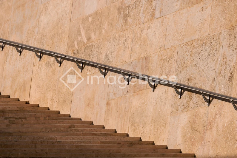 Modern Stone Stairway