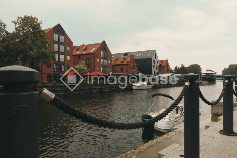Quaint Riverside Scene