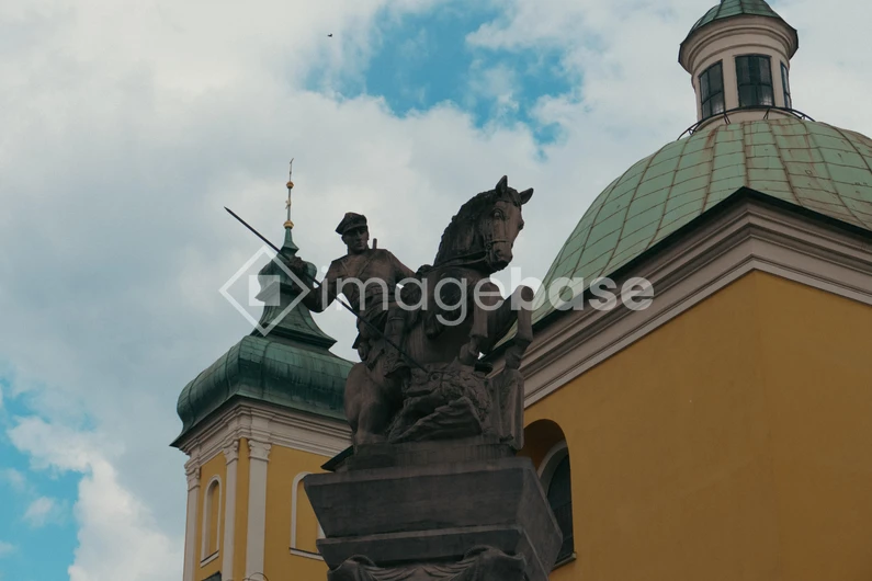 Historic Statue and Architecture