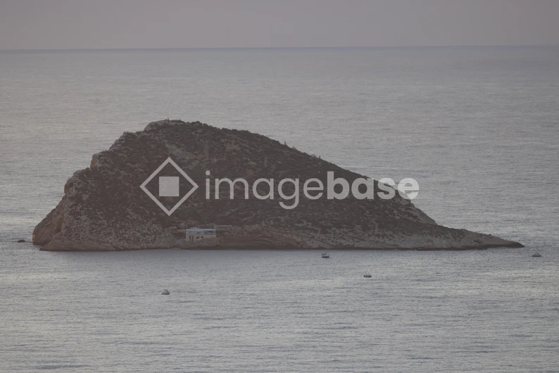 Solitary Island in Calm Waters